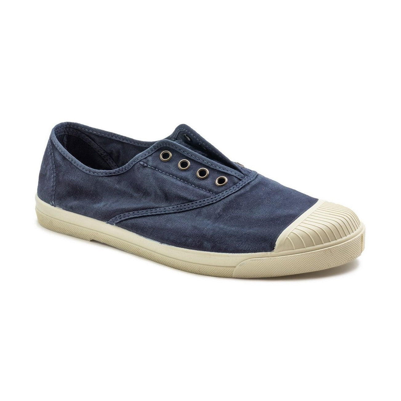 Sneaker Natural World Old Condor uomo in cotone biologico finitura vintage Old vista laterale