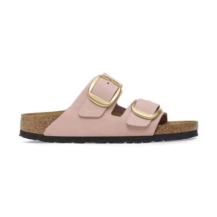 Sandalo Birkenstock Arizona Big Buckle donna Nubuck comfort elegante Made in Germany