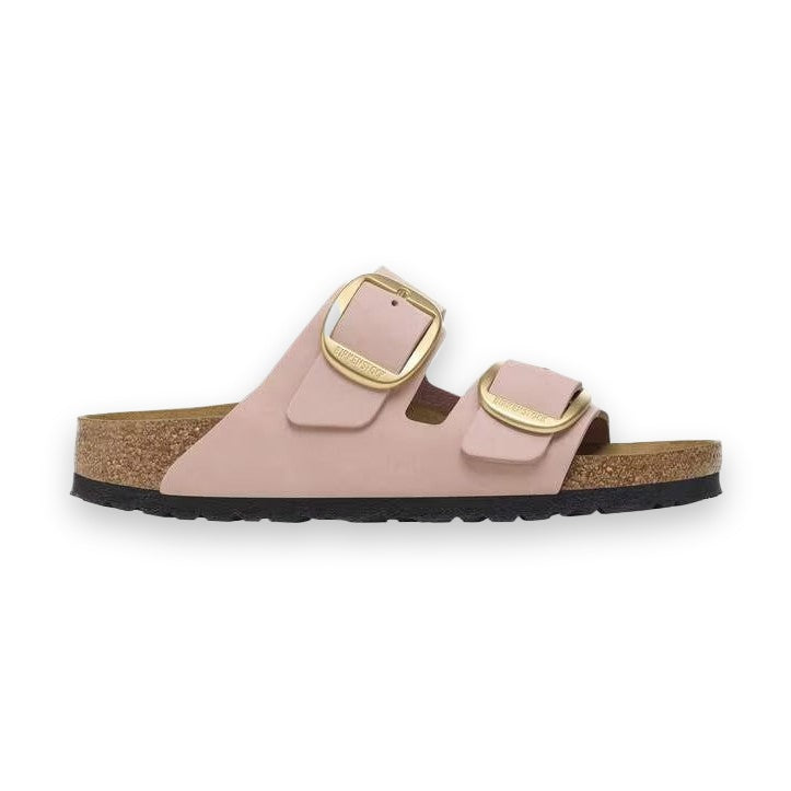 Sandalo Birkenstock Arizona Big Buckle donna Nubuck comfort elegante Made in Germany