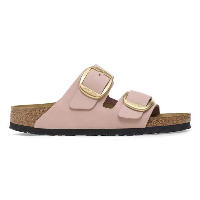 Sandalo Birkenstock Arizona Big Buckle donna Nubuck comfort elegante Made in Germany