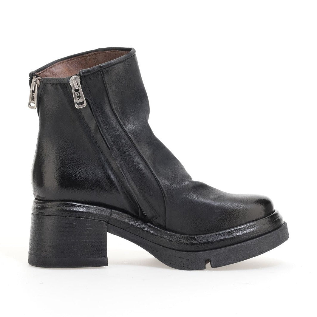 A.S.98 A89208 Donna Stivaletti In Pelle Morbida Artigianale