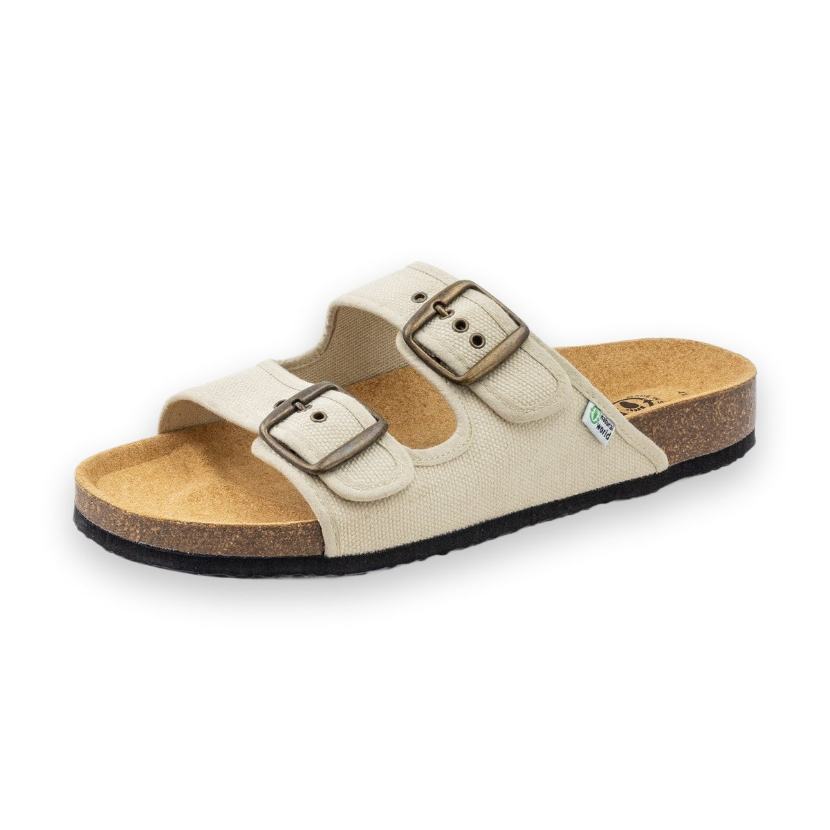 Natural World 7001 sandalo unisex in cotone organico — vista laterale