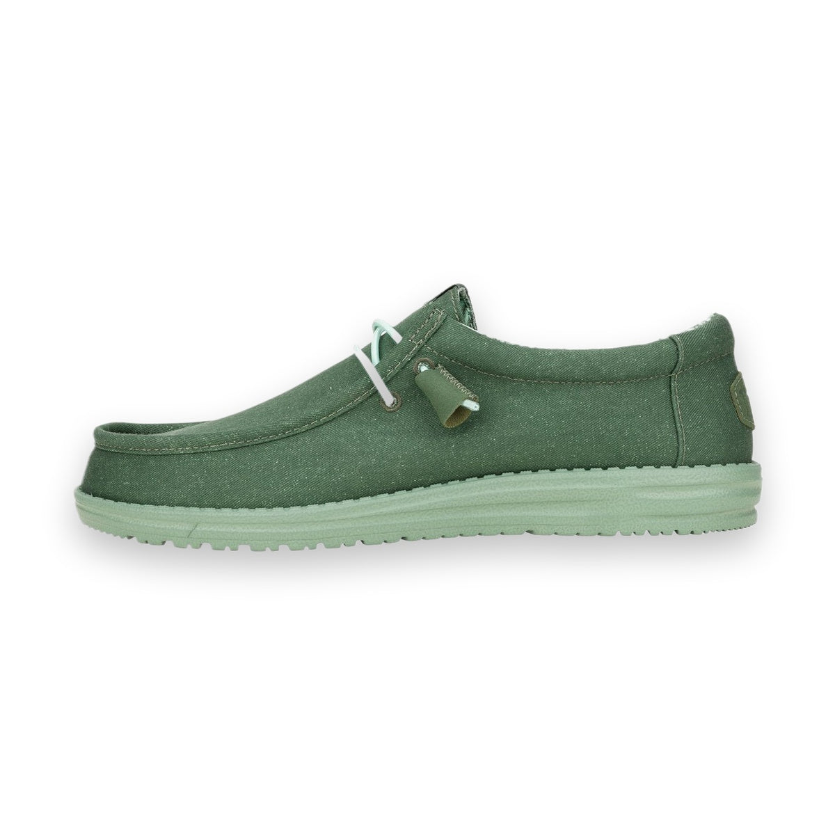 HeyDude Wally Canvas mocassino uomo in tela — dettaglio tomaia