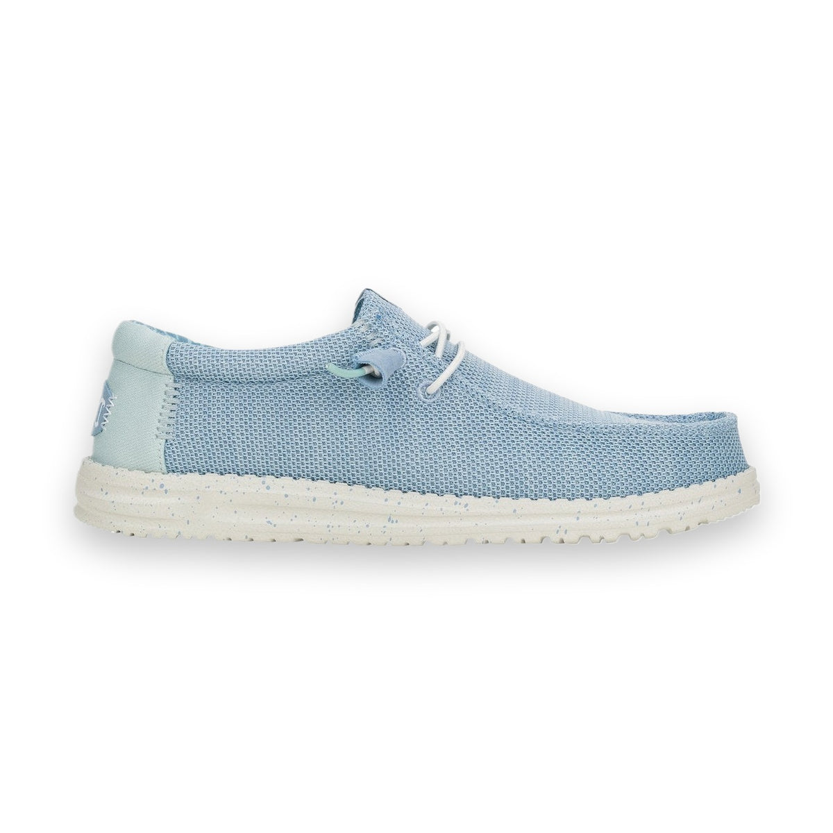 HeyDude Wally Stretch Sox mocassino uomo in tessuto — vista frontale