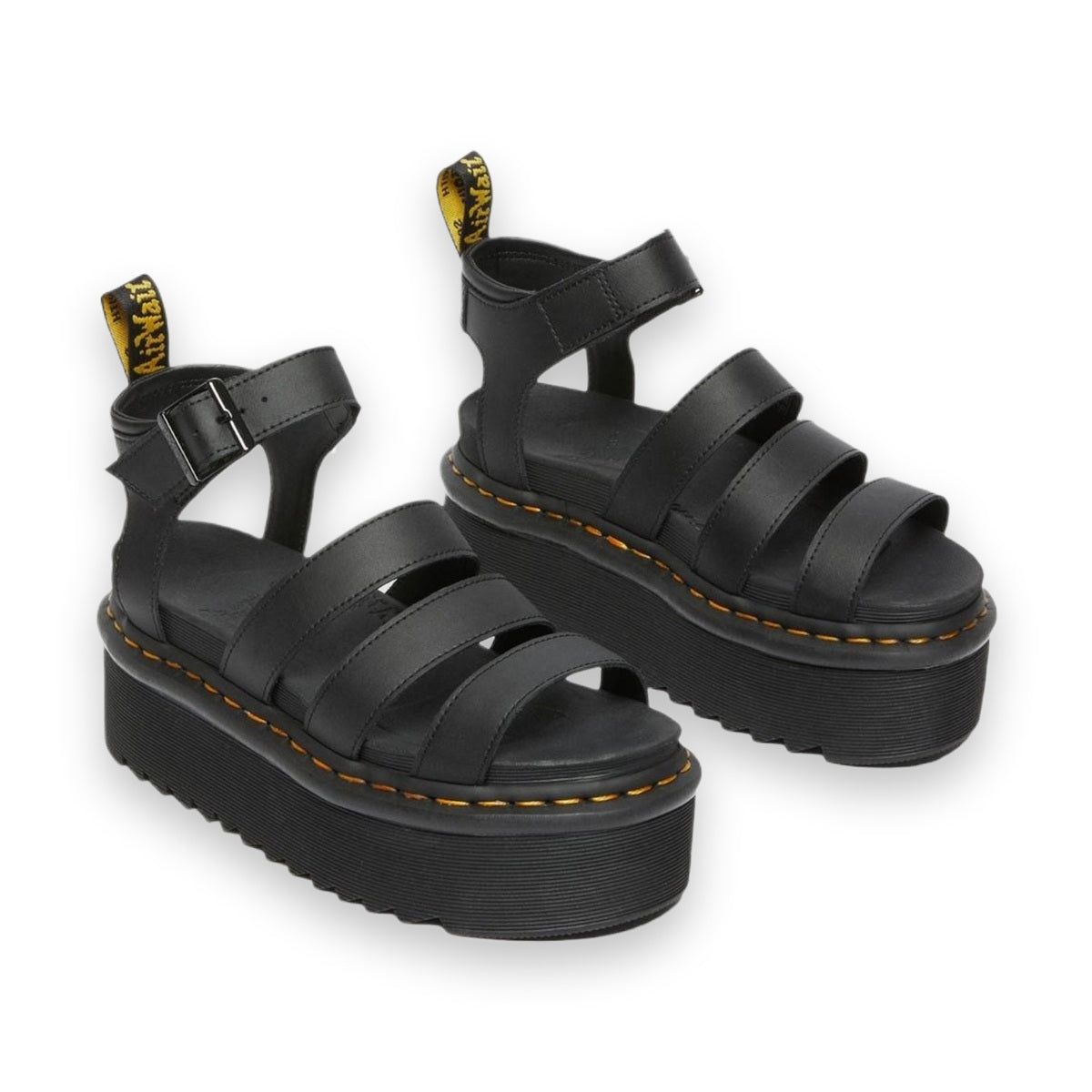 Dr. Martens Blaire Quad sandali donna in Pelle — vista posteriore