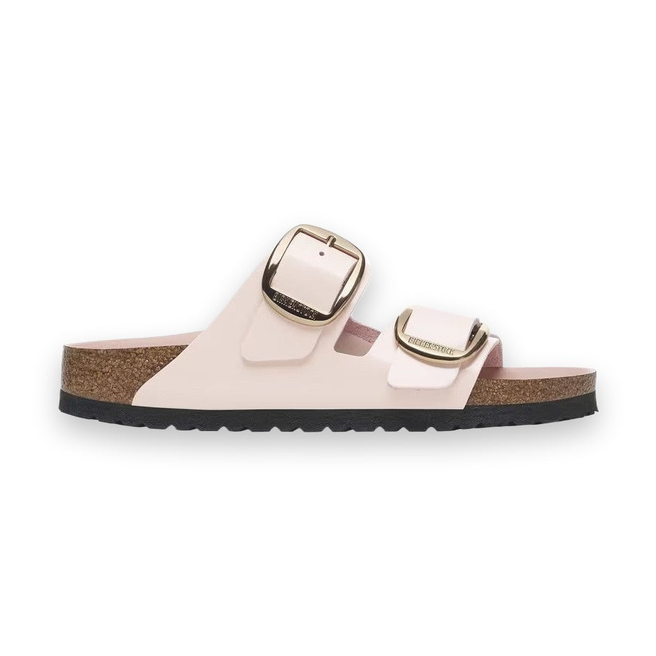 Pelle verniciata patent leather resistente e facile da pulire Birkenstock Arizona Big Buckle