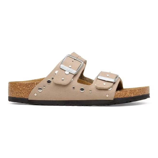 Plantare anatomico originale Birkenstock in sughero e lattice Arizona Rivet Border Kids