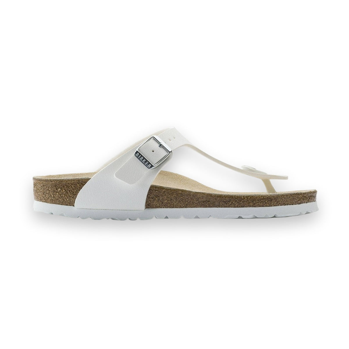Sottopiede in pelle scamosciata traspirante sandalo Birkenstock Gizeh donna
