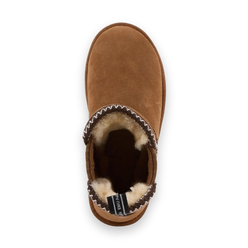 EMU Australia Higgie stivaletto donna in montone — vista posteriore