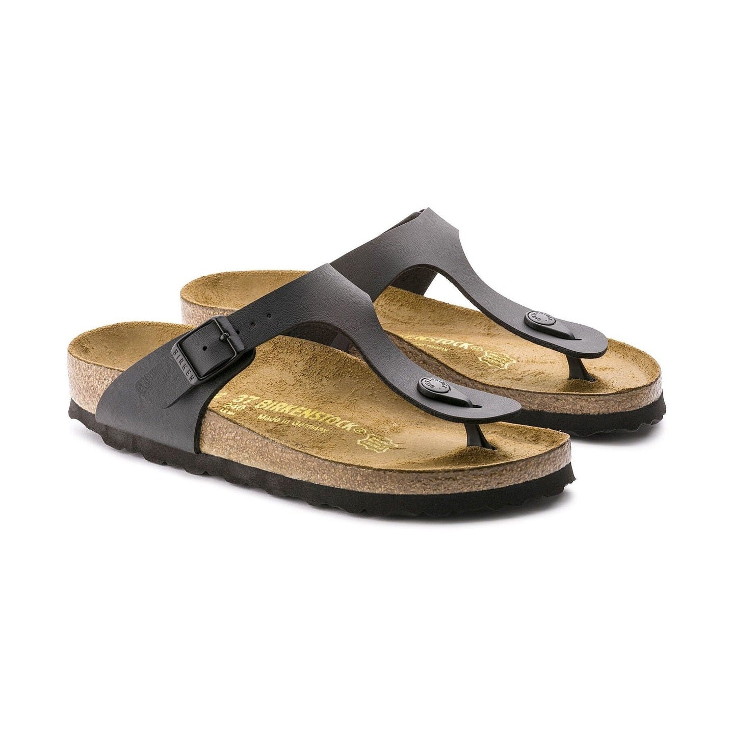 Dettaglio divisore infradito anatomico e tomaia Birko-Flor Birkenstock Gizeh