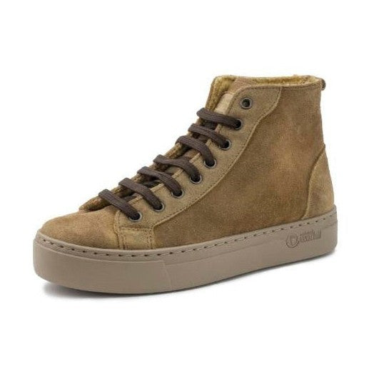 Profilo laterale con tacco basso 3 cm e pelle scamosciata Natural World Vieira donna
