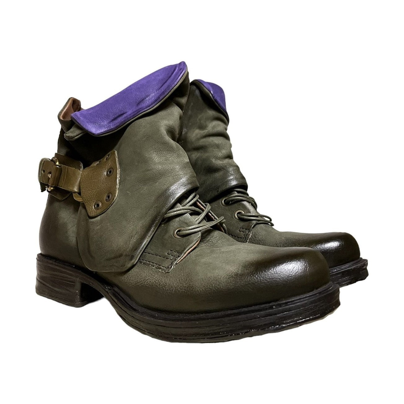 Stivaletto donna Simon A.S.98 in pelle naturale artigianale