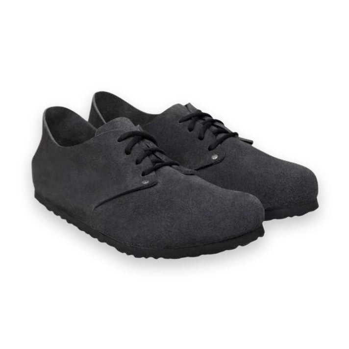 Birkenstock Maine Unisex Scarpa Stringata in Pelle Scamosciata — vista dall'alto