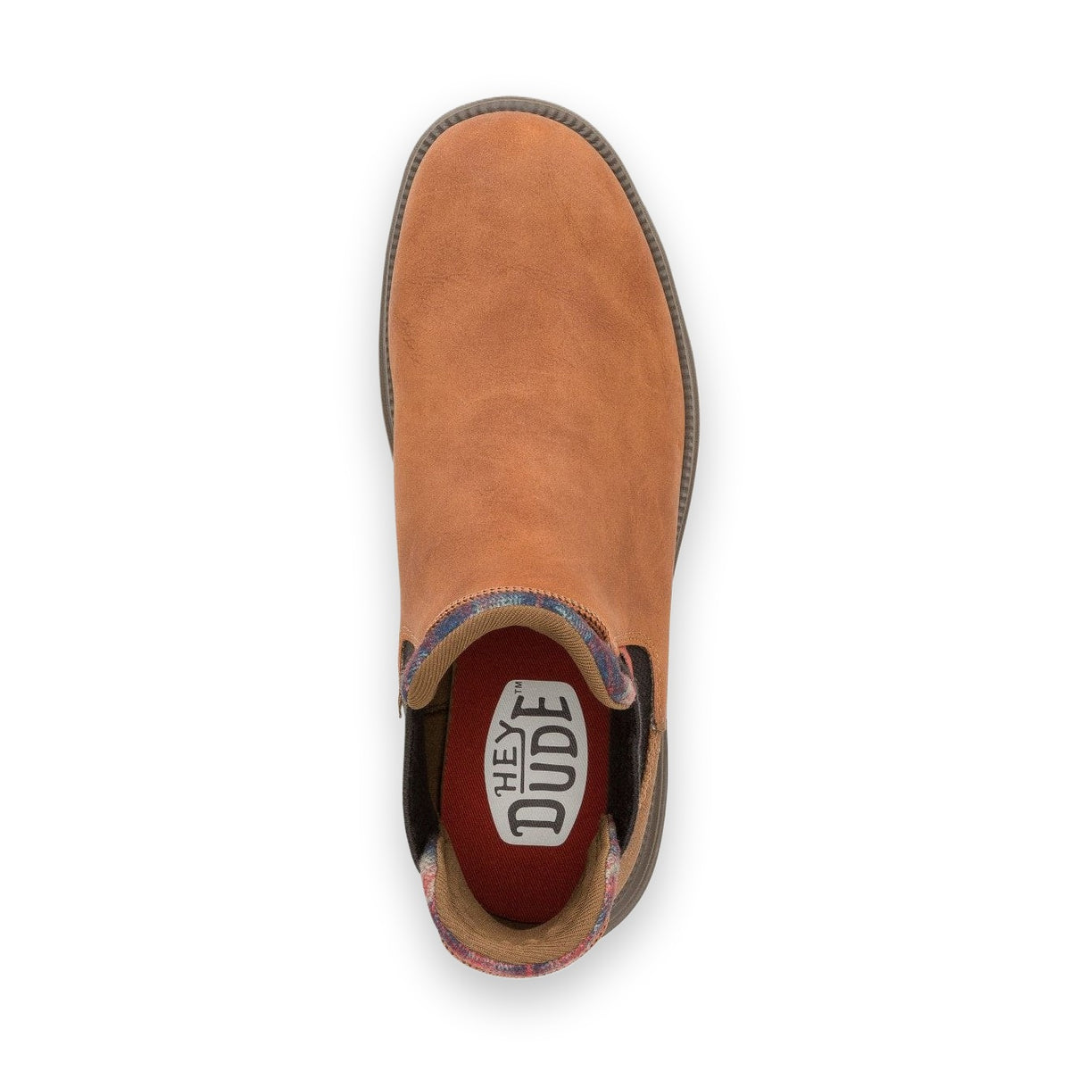 HeyDude Branson Classic stivaletto uomo in similpelle idrorepellente — dettaglio suola