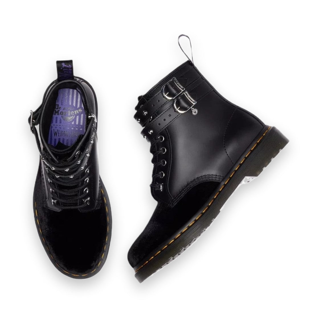 Dr. Martens 1460 WDN stivali donna in Pelle Virginia — vista posteriore