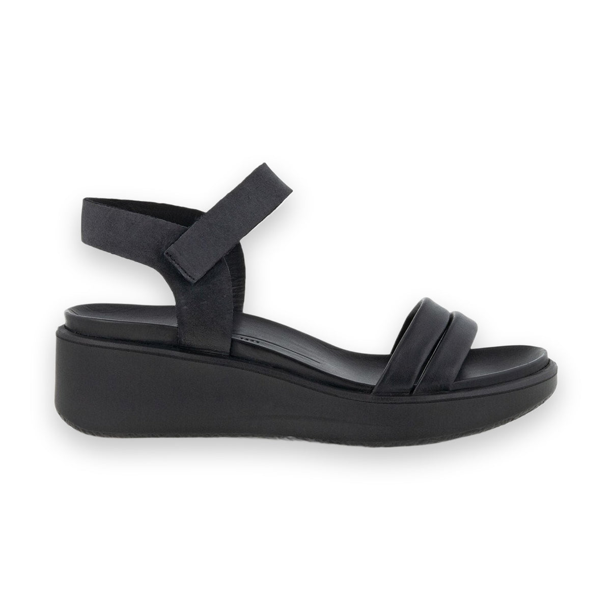 ECCO Flowt Wedge LX W sandalo donna in Pelle — vista laterale