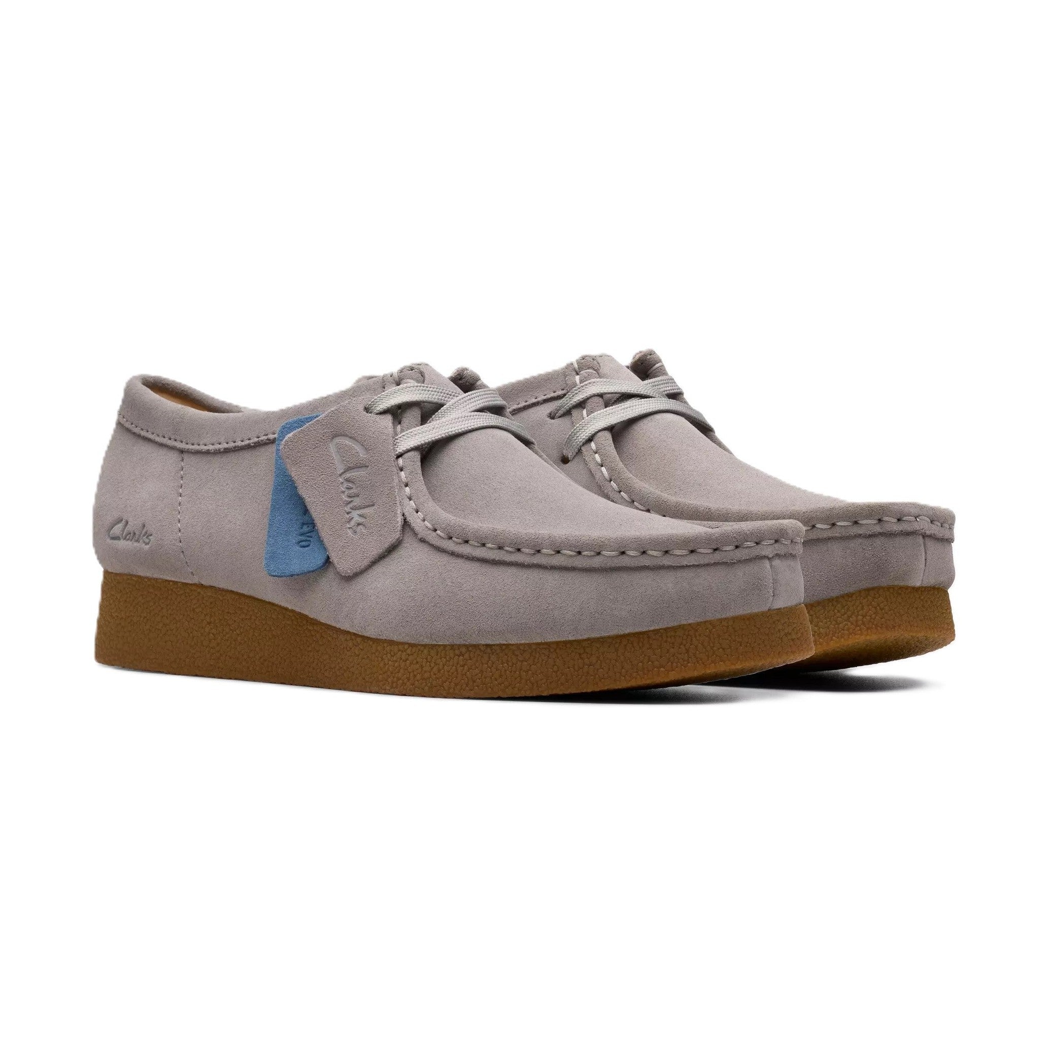 Clarks Wallabee EVO Shoe Donna Mocassino Suede Leggero