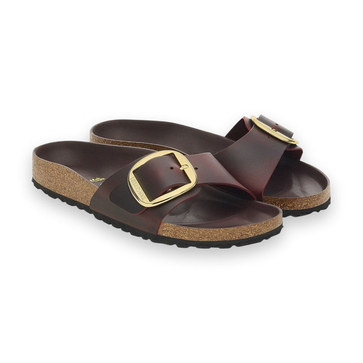 Superficie oleosa e cerata che sviluppa patina unica Birkenstock Madrid Big Buckle