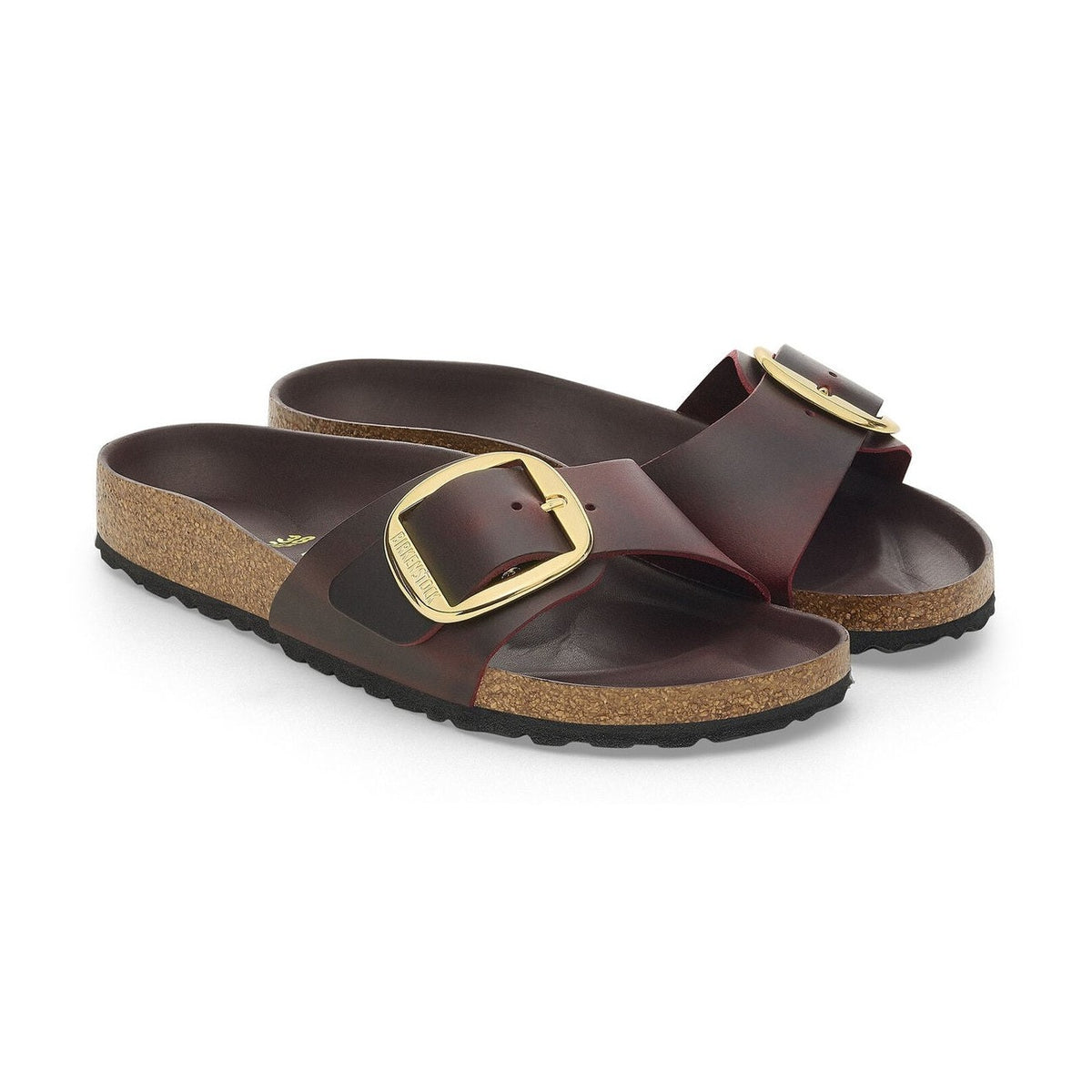 Superficie oleosa e cerata che sviluppa patina unica Birkenstock Madrid Big Buckle