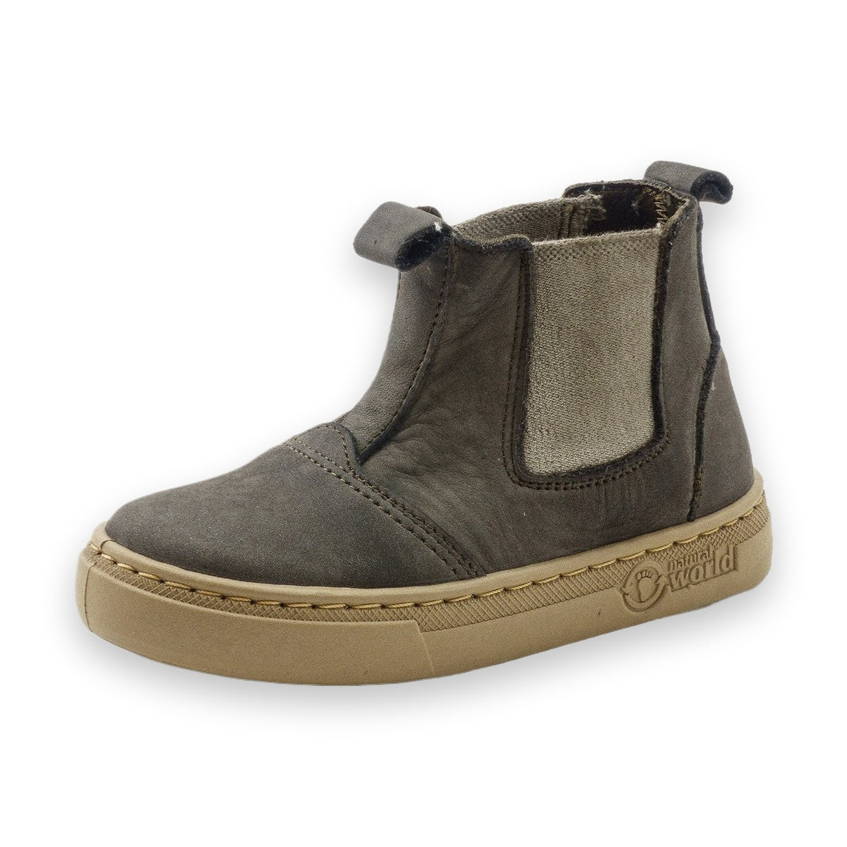 Natural World Ada scarpa bambino in pelle — vista laterale