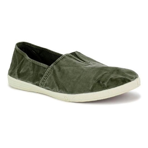 Design slip on senza lacci e tomaia cotone biologico vintage Natural World Old Poplar uomo
