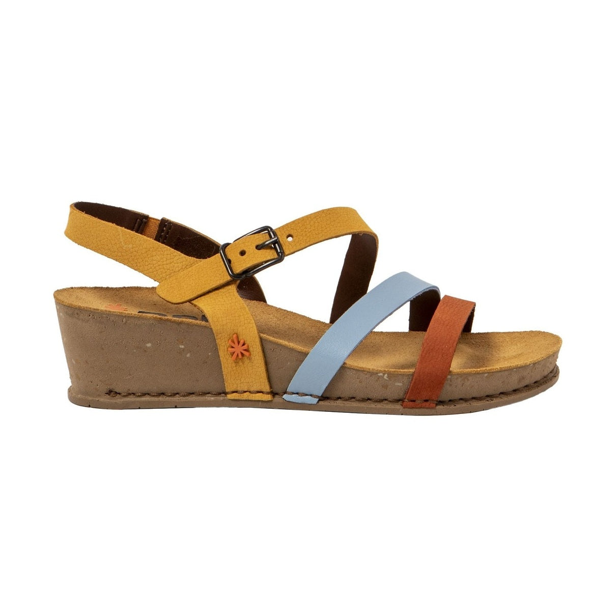 ART I Live sandalo con zeppa donna in pelle — vista suola