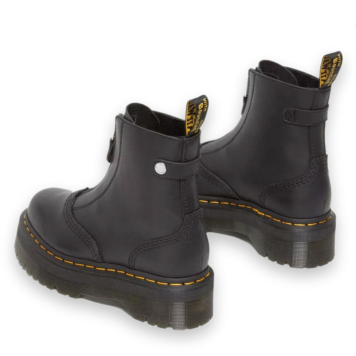 Dr. Martens Jetta stivali donna in Pelle Sendal — vista dall'alto
