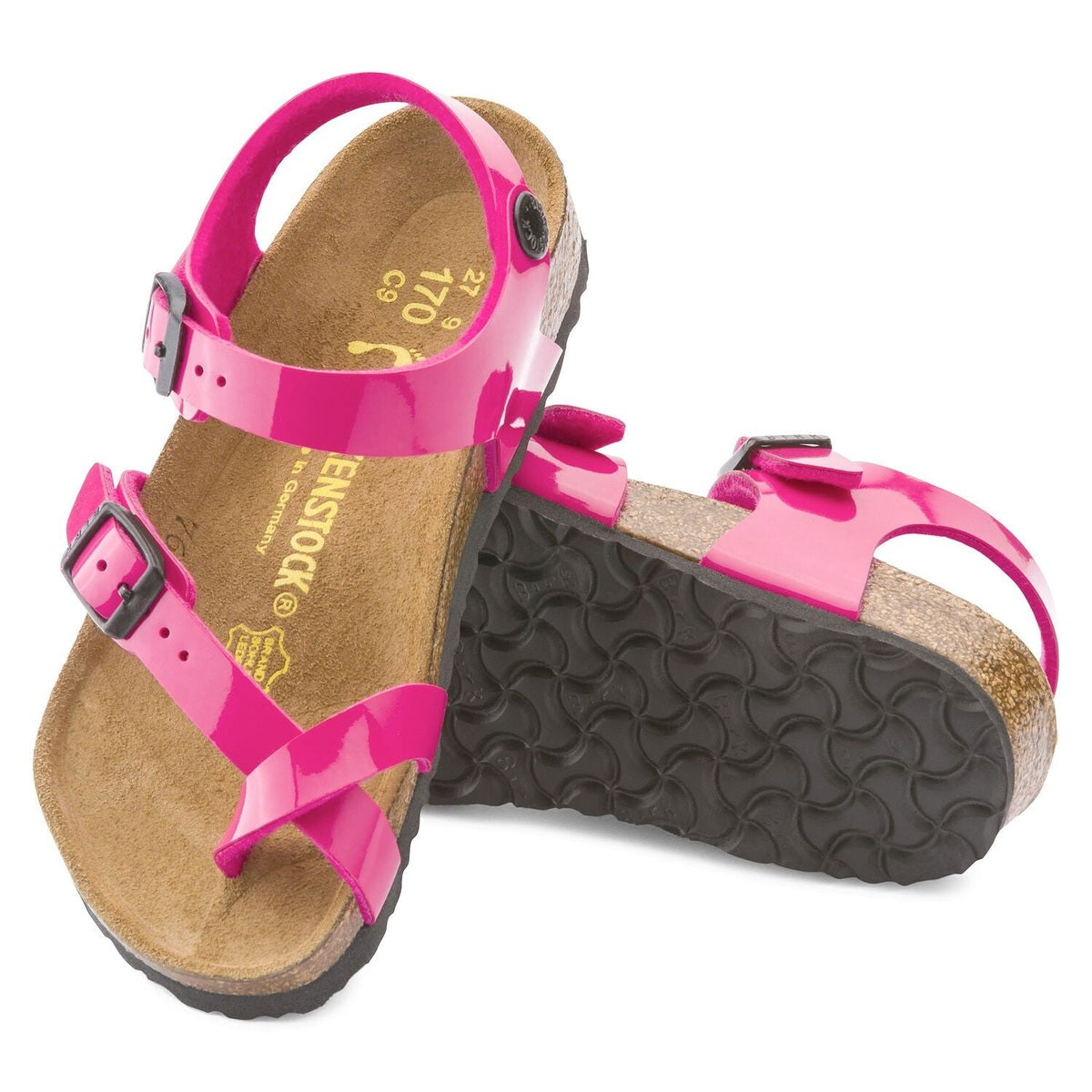TAORMINA BIRKO-FLOR KIDS - Sandalo da bambina BIRKENSTOCK con infradito e cinturini regolanbili