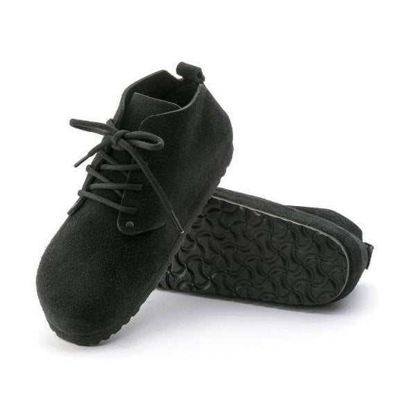 Allacciatura con lacci e pelle naturale avvolgente alla caviglia Birkenstock Dundee unisex