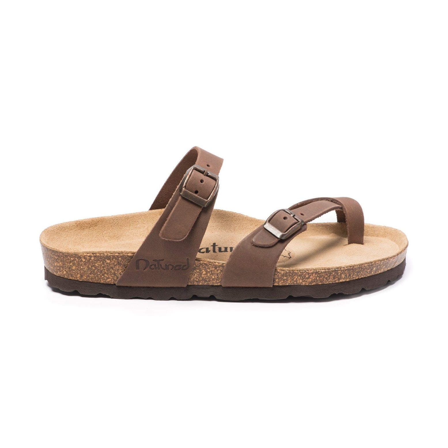 CH07 Sandalo infradito con cinturino regolabile UNISEX NATUNED plantare in lattice anatomico confort