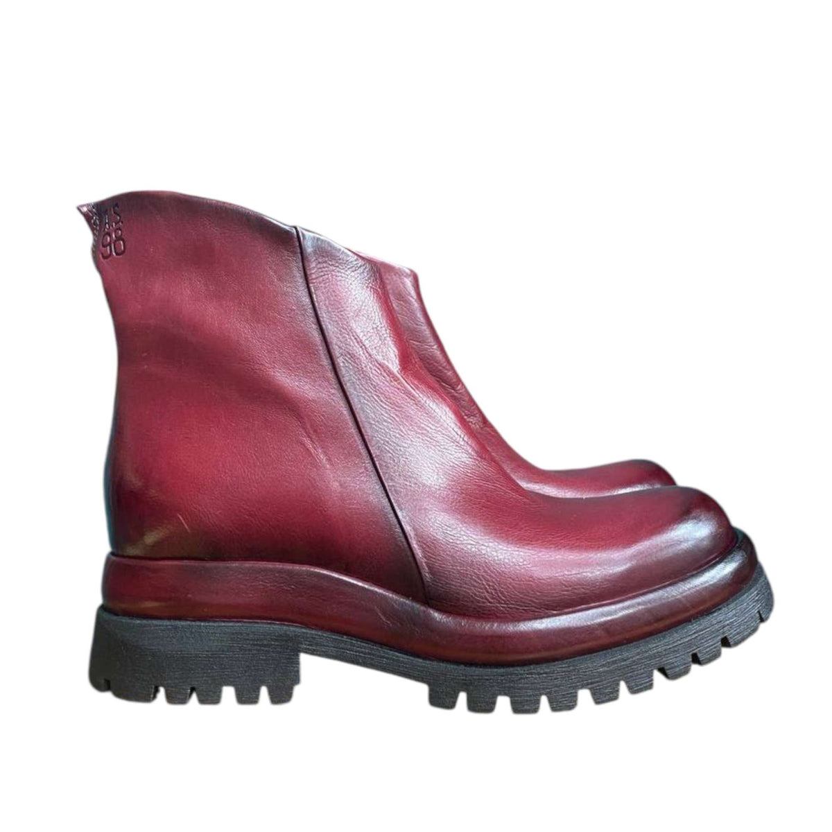 A.S.98 B51215 Donna Stivaletti In Pelle Vintage Artigianale