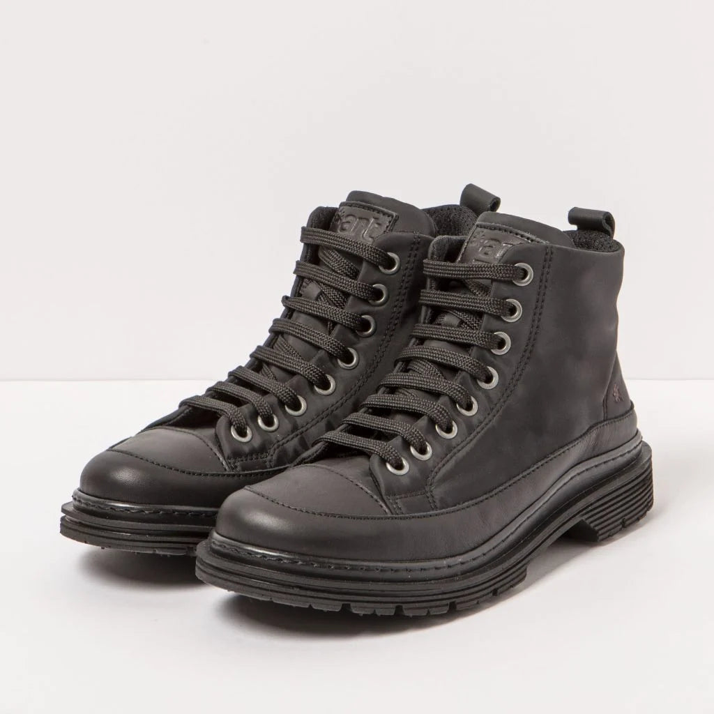 ART Birmingham 1895 stivaletto stringato unisex in nylon — paio in vista a tre quarti