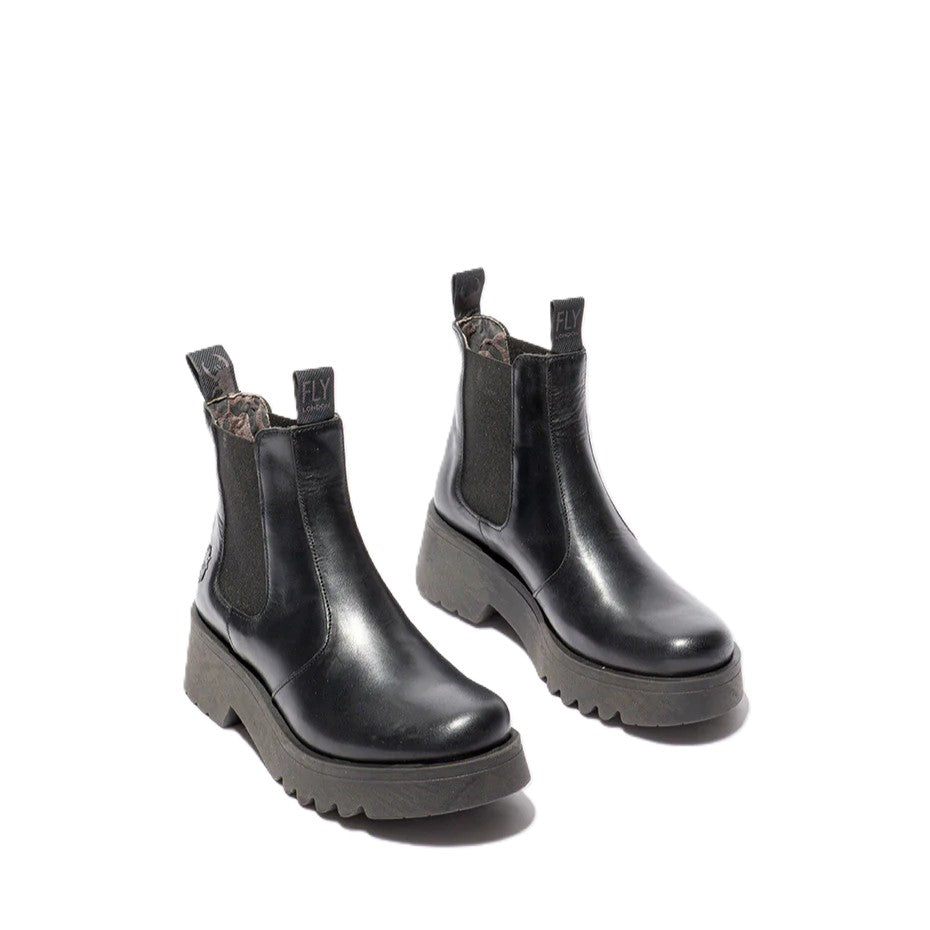 Fly London MEDI789FLY Donna Stivaletto Chelsea in pelle premium elasticizzato