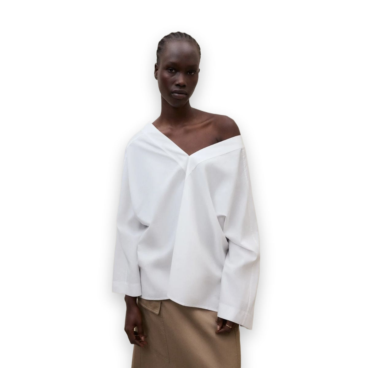 Ecoalf Pia camicia donna in materiali sostenibili — vista posteriore