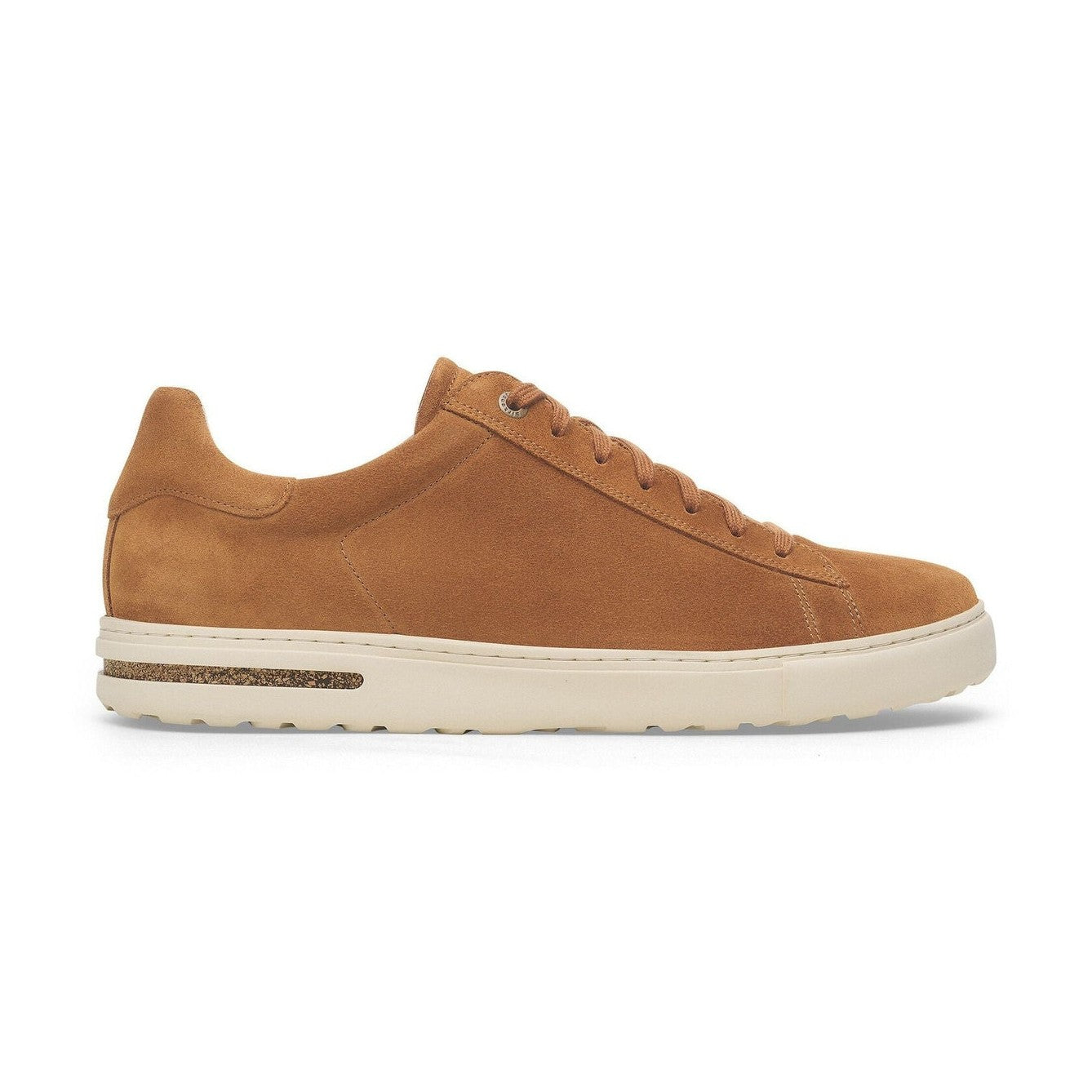 Sneaker Birkenstock Bend Low donna in pelle naturale cognac vista laterale