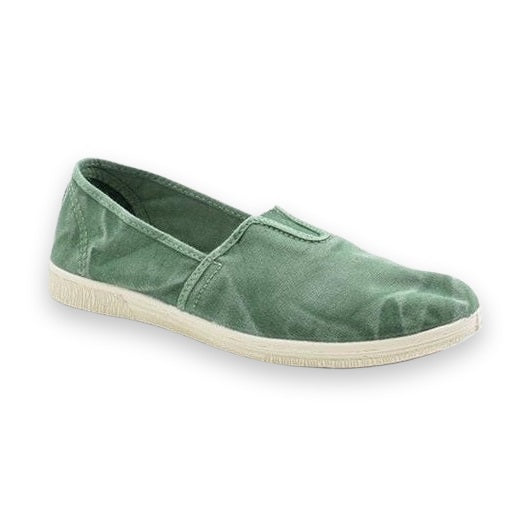 Natural World Old Bonsai slip-on donna in cotone organico — vista dall'alto