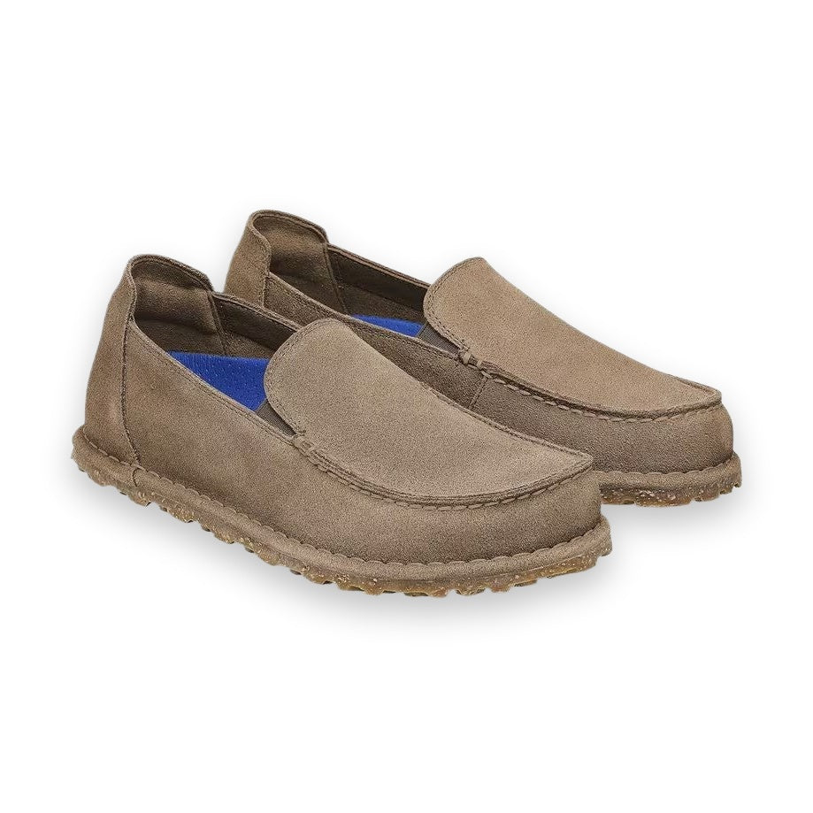 Cucitura appariscente artigianale e linguetta tallone morbida Birkenstock Utti uomo