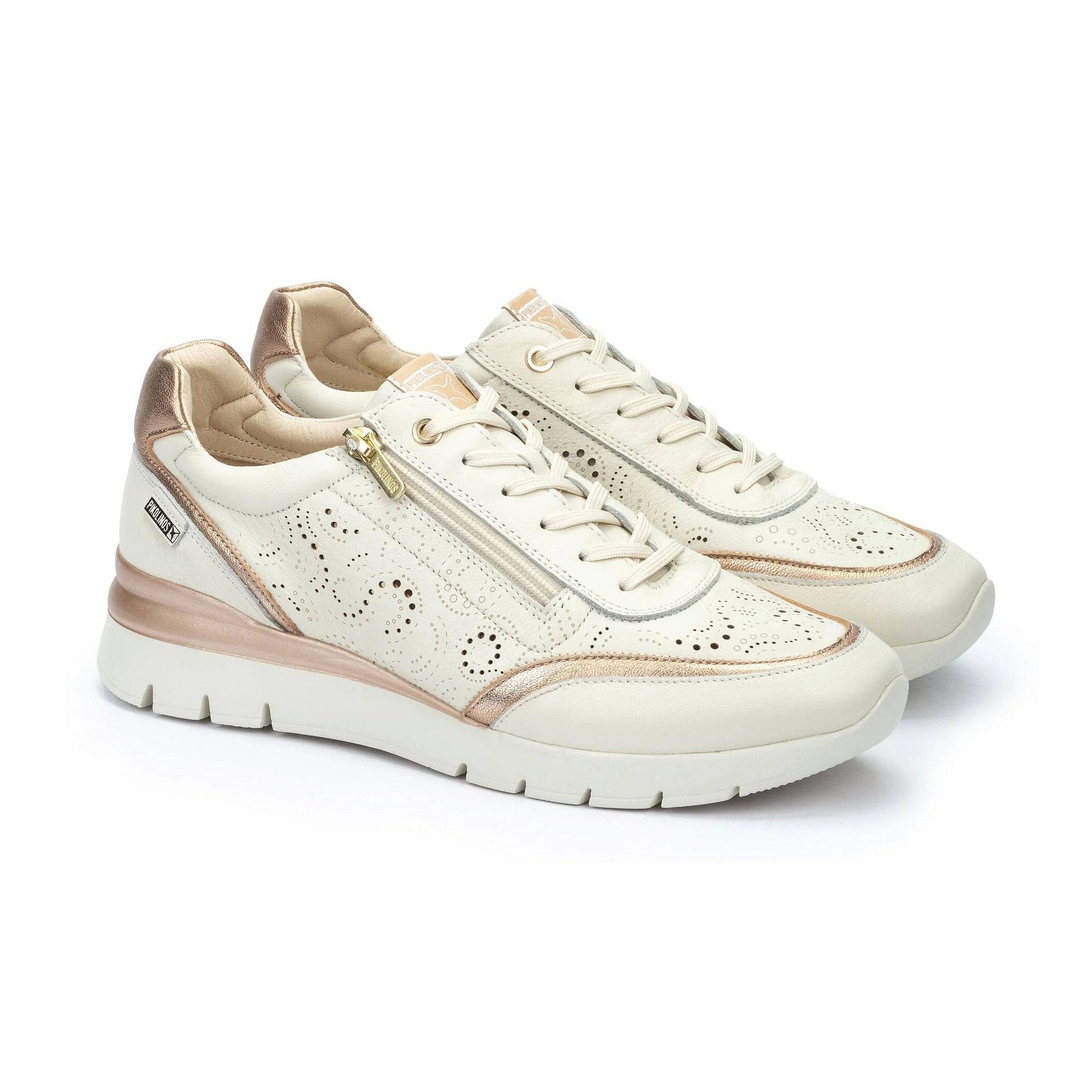 Sneaker sportiva da donna Pikolinos Cantabria in pelle lavorata.