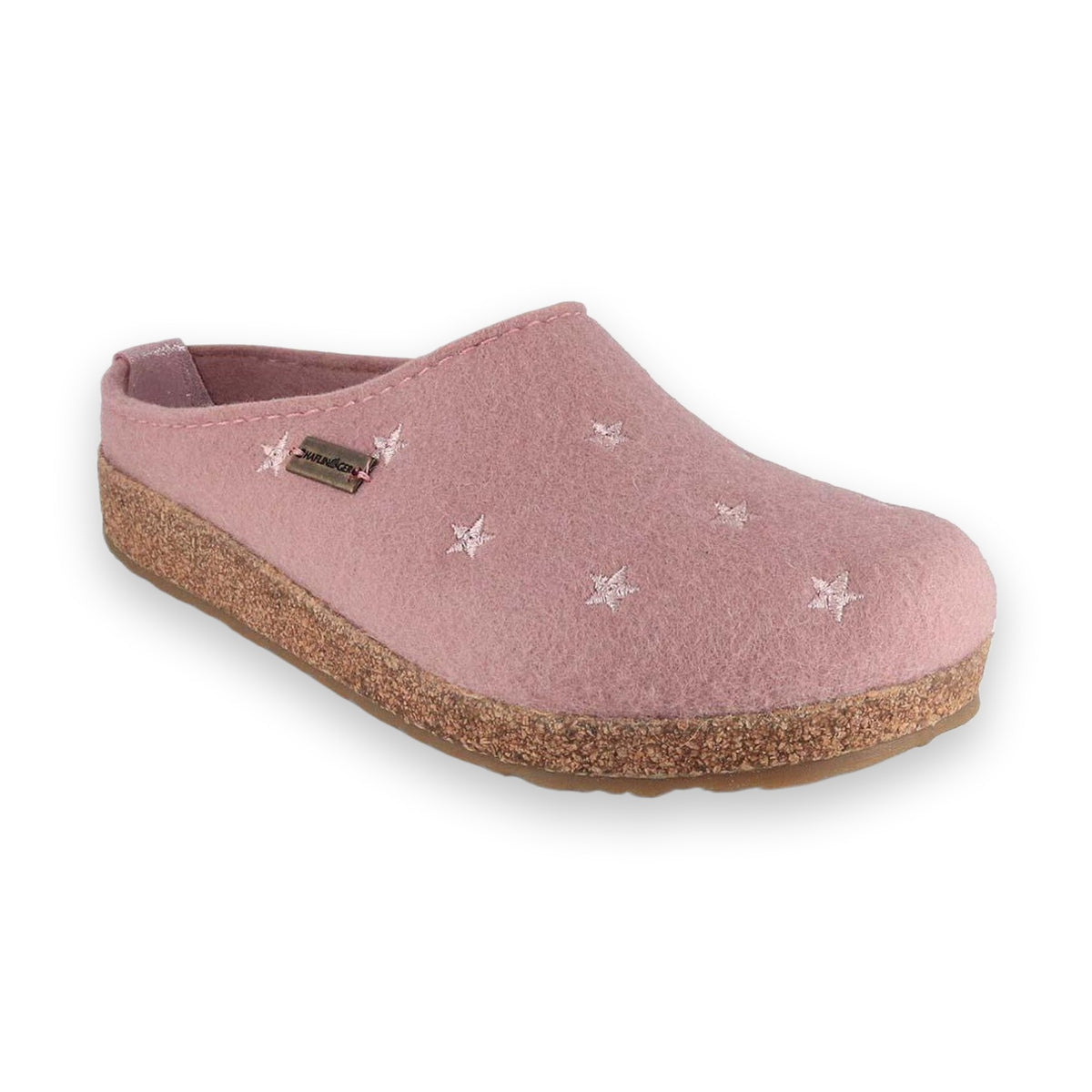 Haflinger Stelline sabot donna in feltro di lana — dettaglio suola