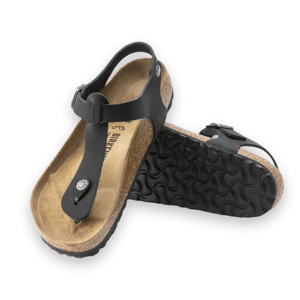 Birkenstock Kairo sandalo infradito unisex in pelle oliata — vista laterale interna
