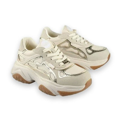 Buffalo Taifun sneaker platform donna in ecopelle — dettaglio suola