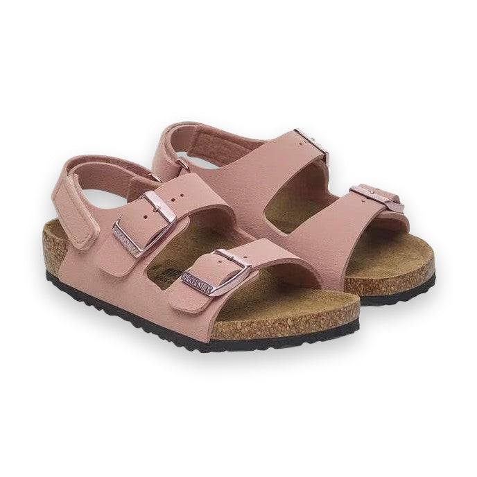 Birkenstock Milano Kids bambino sottopiede pelle scamosciata traspirante