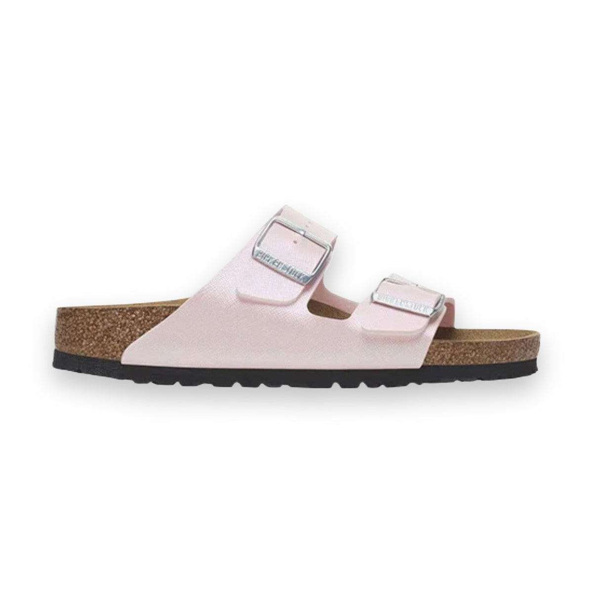 Plantare anatomico originale Birkenstock in sughero e lattice sandalo Arizona Saffiano donna