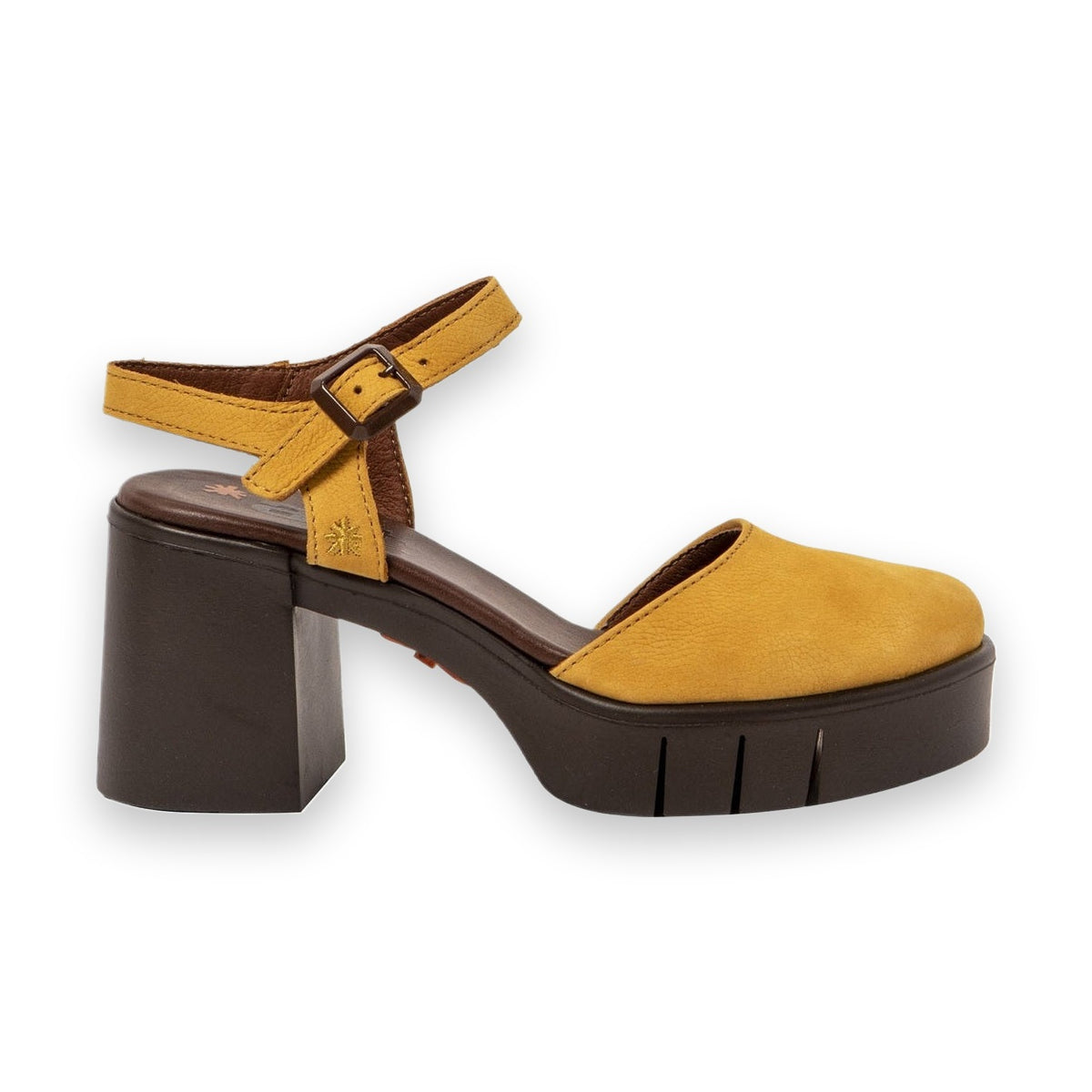 ART Eivissa sandalo con tacco donna in pelle — vista coppia