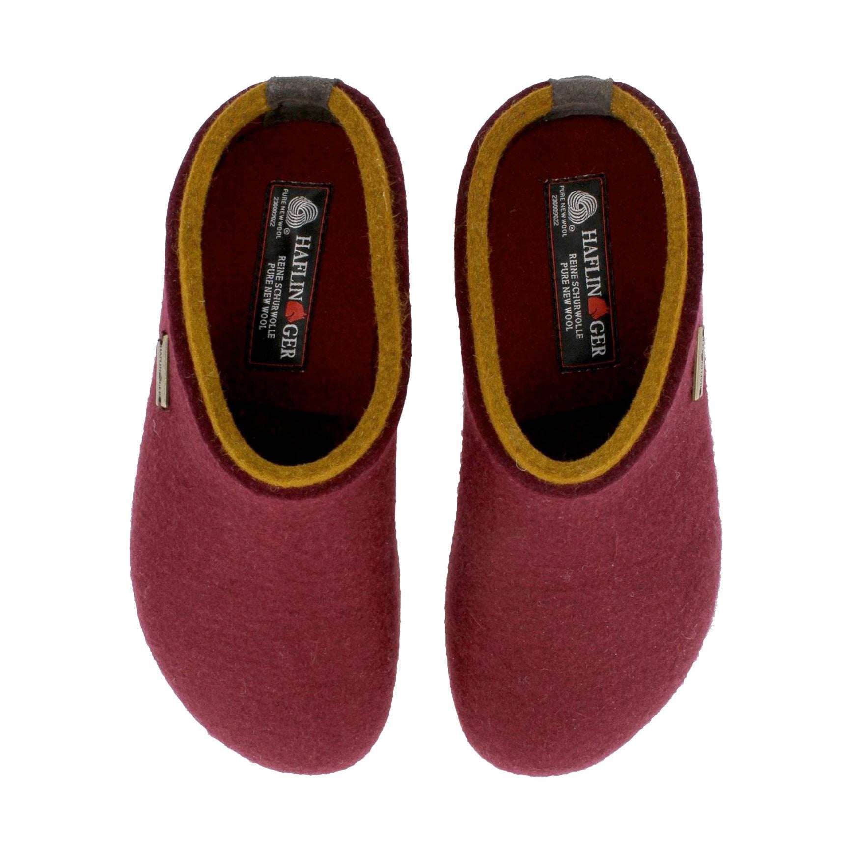 Haflinger Kris Unisex Sabot In Feltro Di Lana