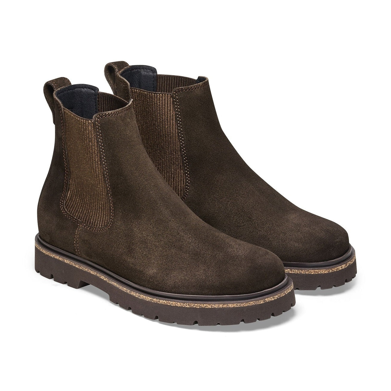 Elastici laterali tono su tono e fettuccia posteriore Birkenstock Highwood Slip On donna