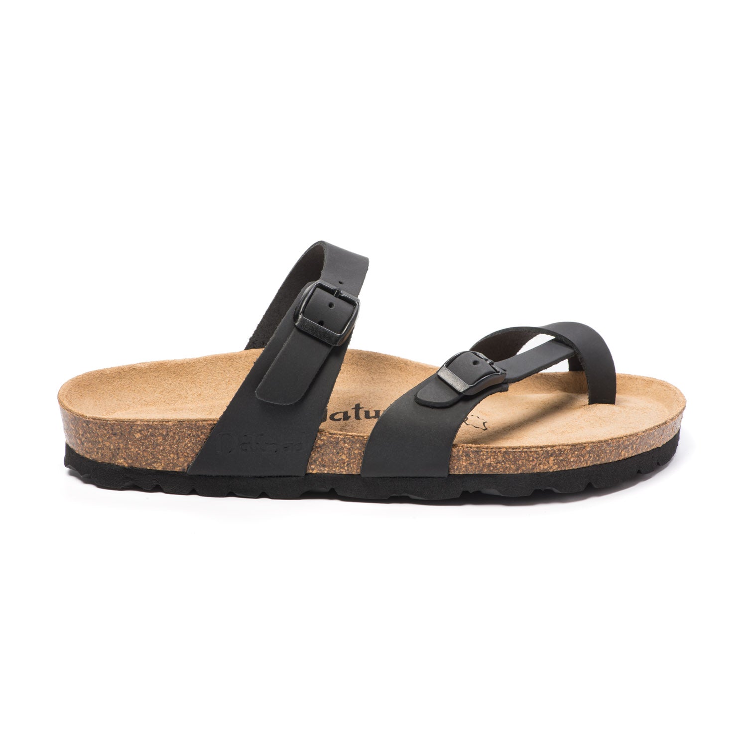 CH07 Sandalo infradito con cinturino regolabile UNISEX NATUNED plantare in lattice anatomico confort
