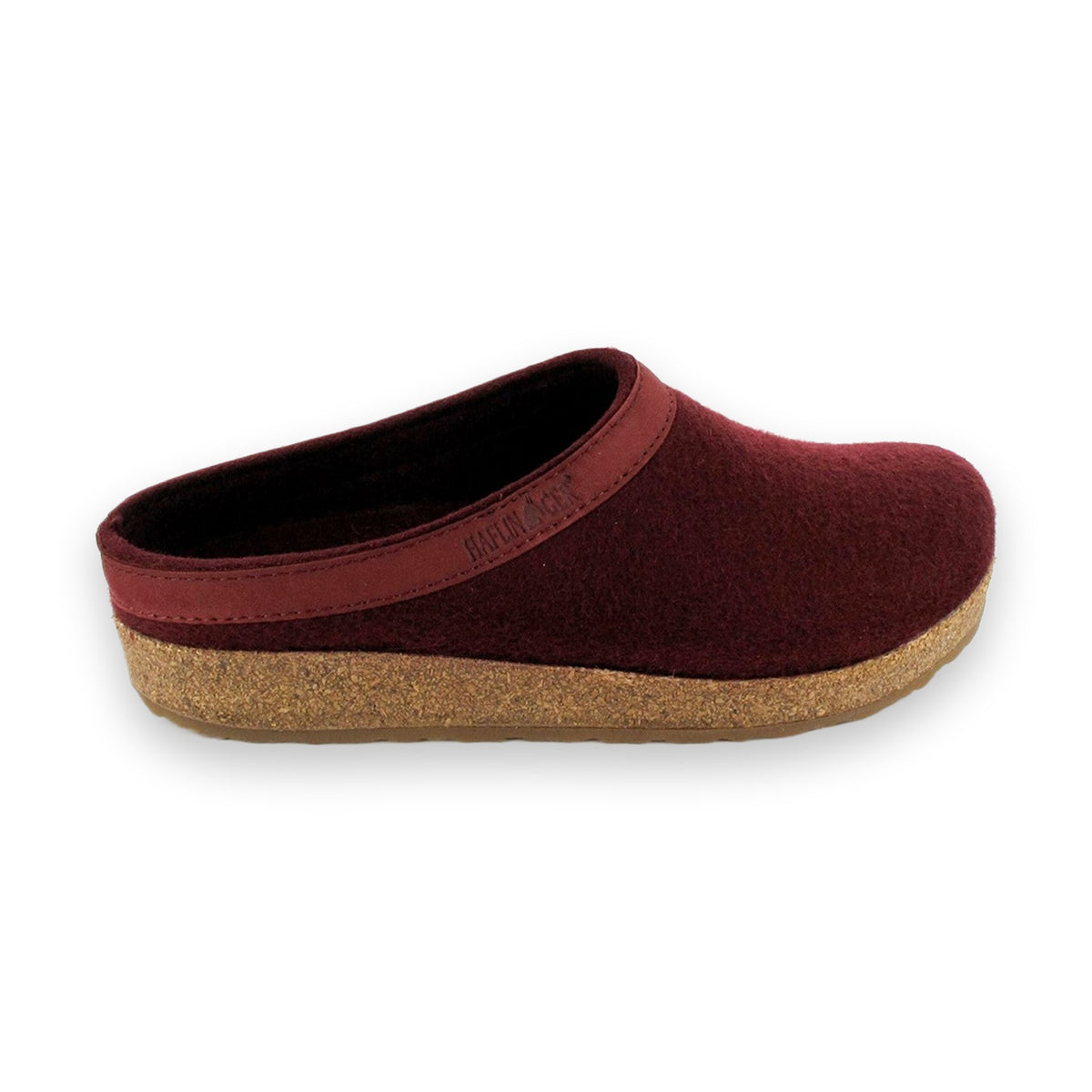 Haflinger Torben sabot unisex in feltro di lana — vista dall'alto