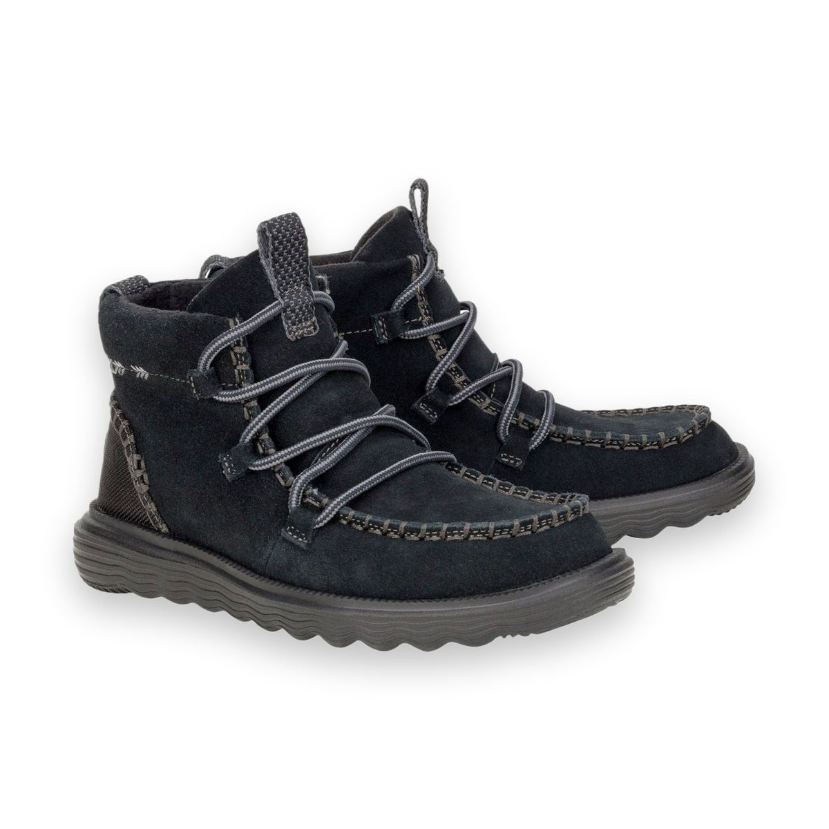 HeyDude Reyes Suede stivaletto donna in pelle scamosciata — vista posteriore