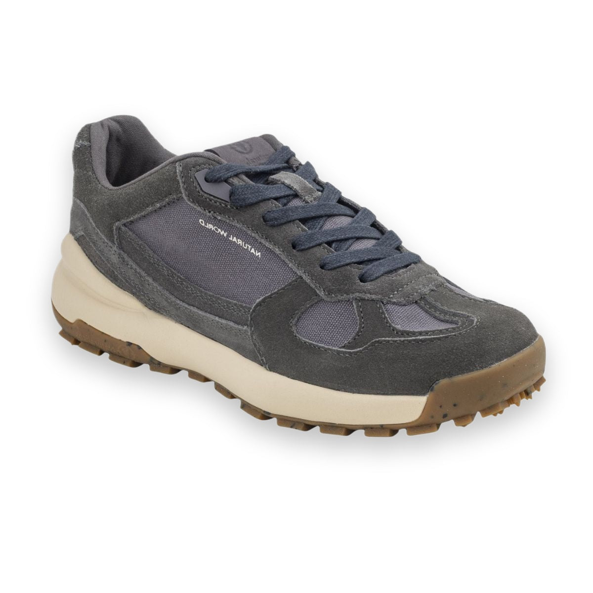 Natural World 8472 scarpa uomo in cotone organico — vista laterale
